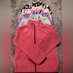 NEW 5 pieces Girls Wonder Nation Cozy Pink Fleece Jacket